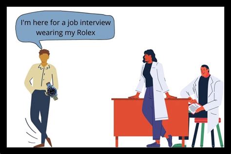 wearing rolex to job interview